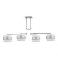 Distribuidor - Lâmpadas Diversas | Lâmpadas Modernas | LAMPARA 4LP BREMEN CROMO/BLANCO-PLATA 4XE14 REGX94X34 CM Ref: 066454420